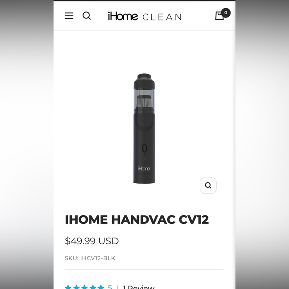 iHome Cordless Hand Vacuum and Air Blower NEW - Picture 6 of 6